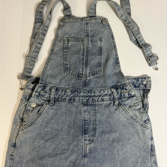Denim Overalls with Adjustable Straps - Picture 3 of 12